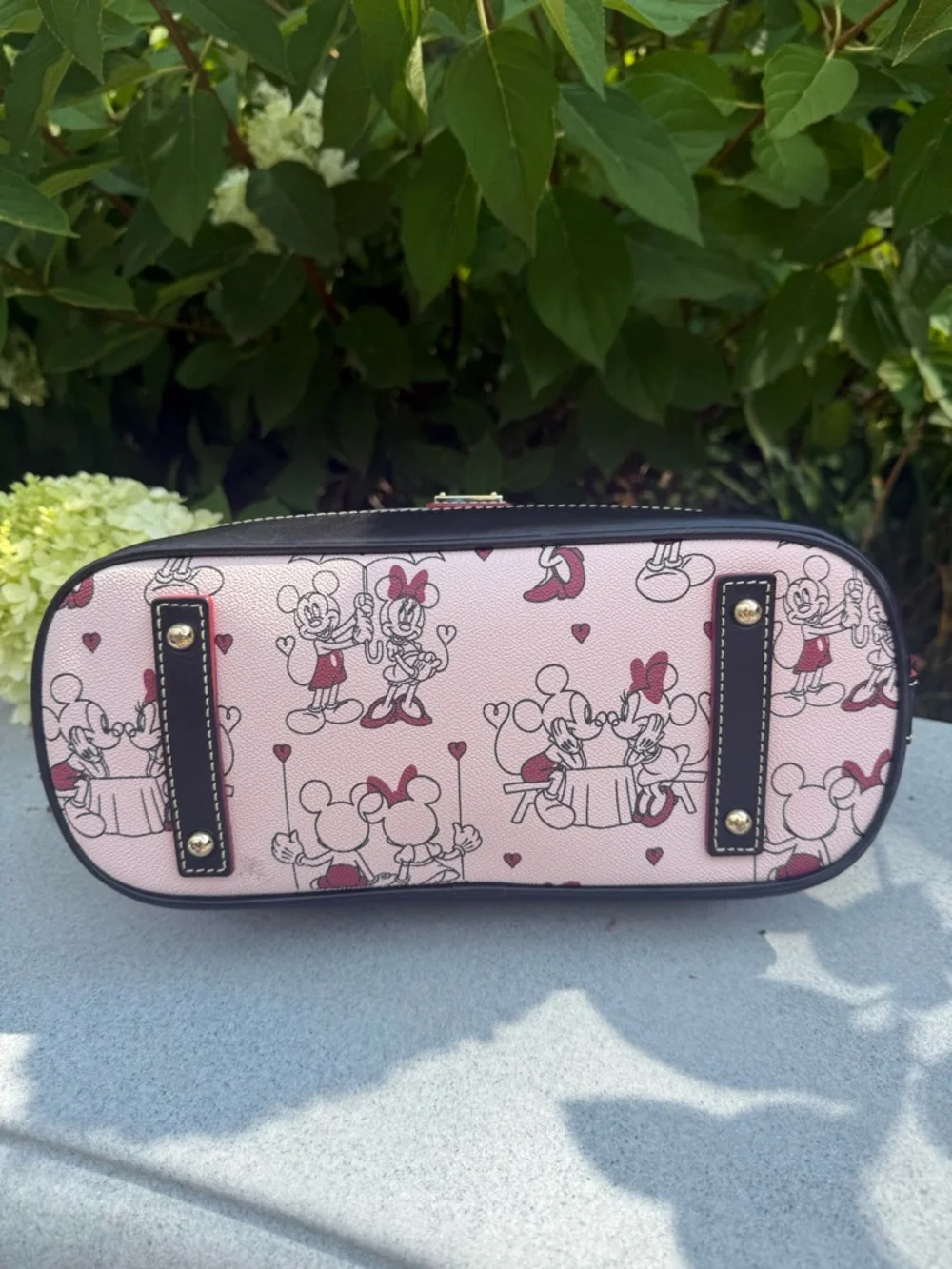 Dooney & Bourke Disney Mickey & Minnie Valentine Zip Zip Satchel and Wallet
